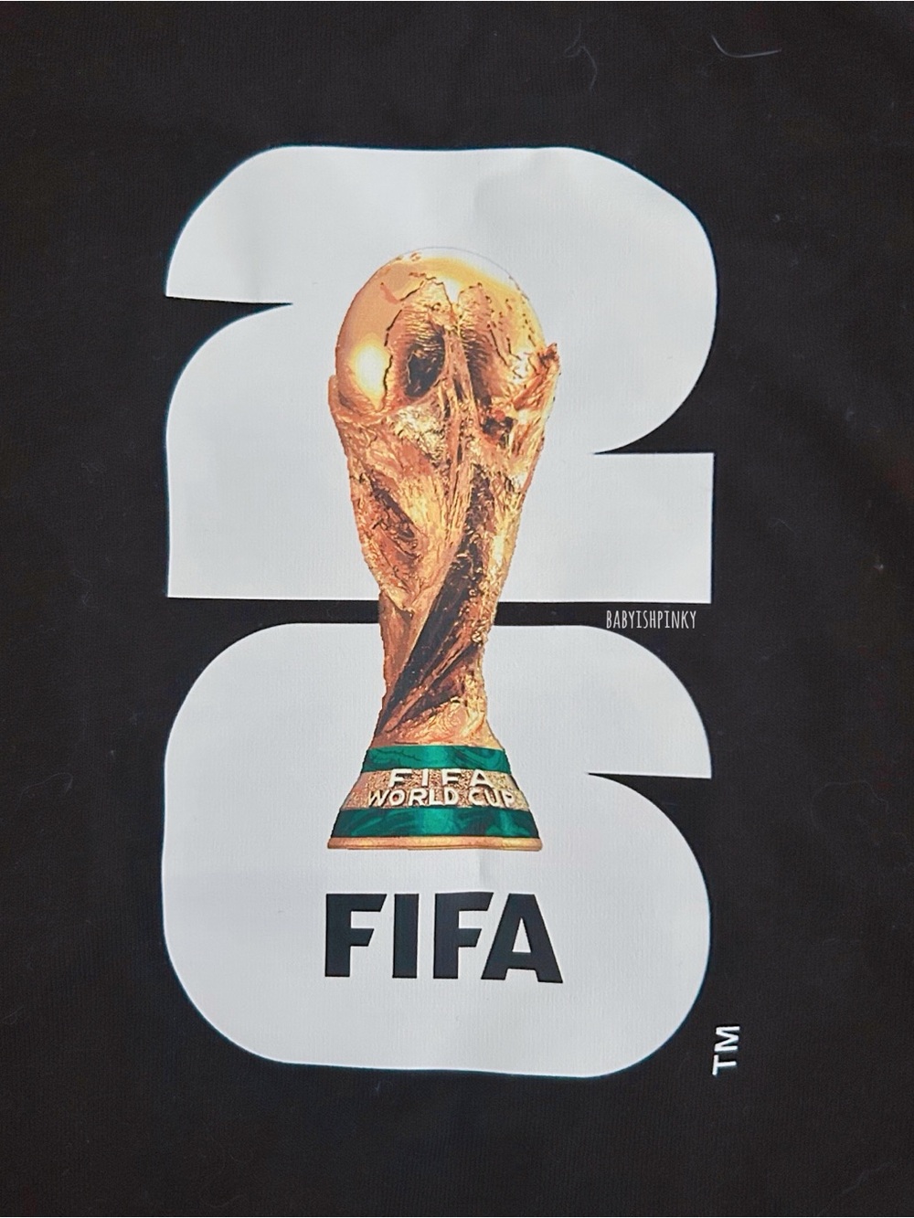 FIFA World Cup Gold Trophy Graphic Tee